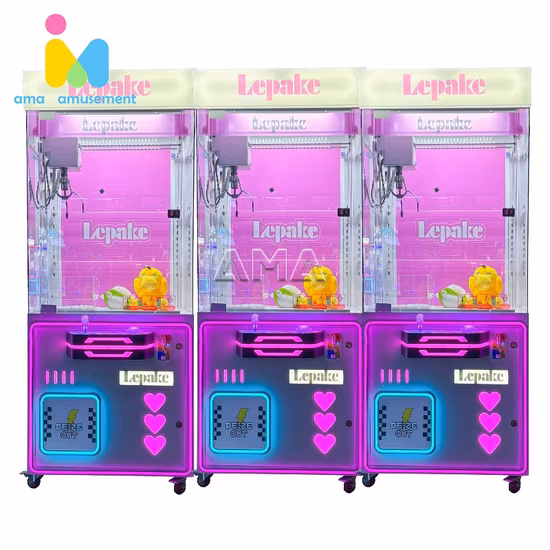Wholesale Arcade Game Machine Crazy Toy 2 Crane Claw Machine for Sale
